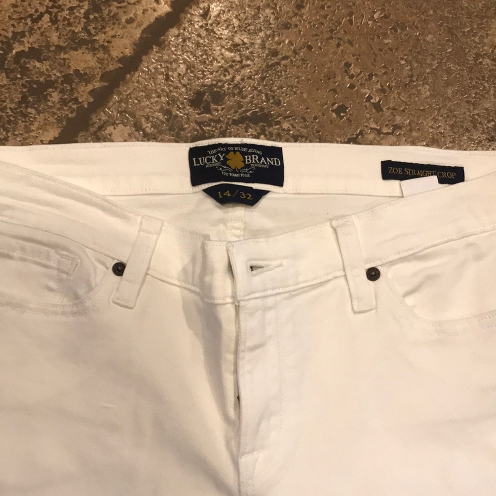 Lucky Brand Zoe Straight Crop Jeans